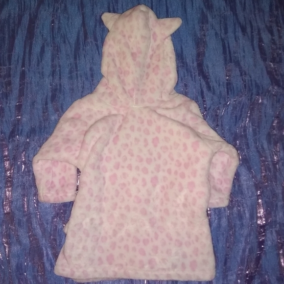 NWOT ADORABLE leopard print infant/baby robe - Picture 4 of 7